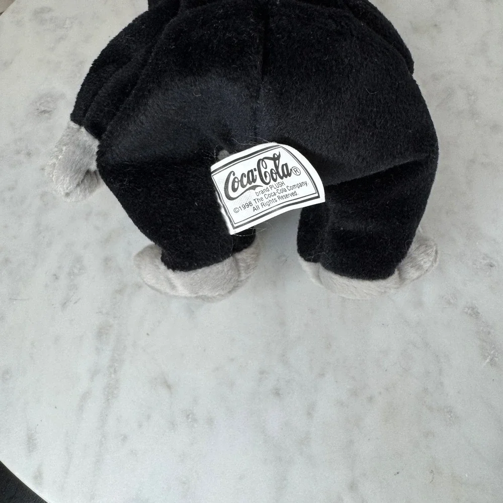 Vintage Coca-Cola Gorilla‎ Plush Beanbag Toy Collectible Stuffed Animal 1998